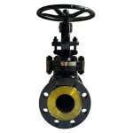 API 602 ASME B16.34 GB/T 12235 CE DN65 PN25 WCB Flanged Cast Carbon Steel Manual Handwheel Operated, with F6a Stem & LNT+13Cr Globe Valve